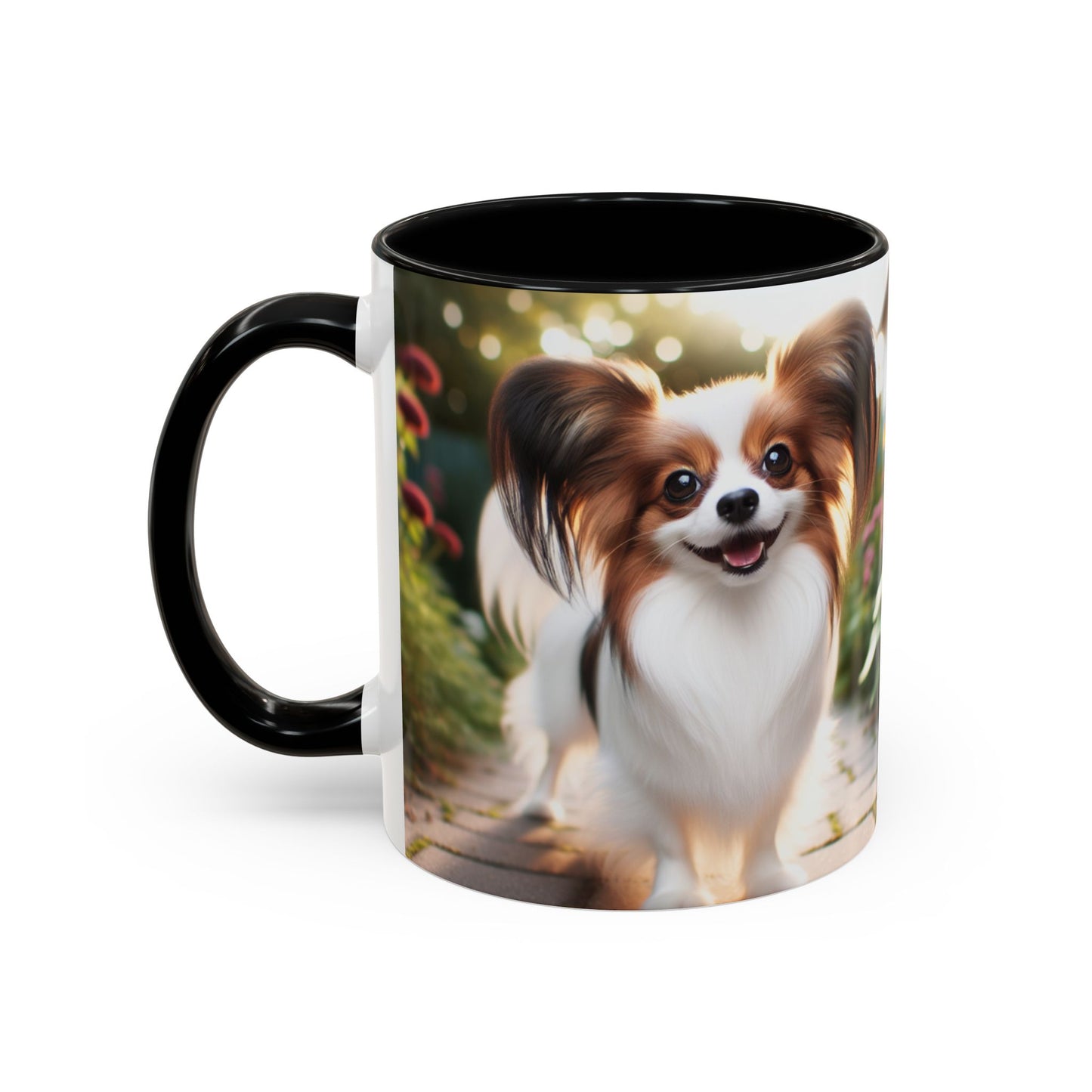 Papillon Accent Coffee Mug - Perfect Gift for Dog Lovers