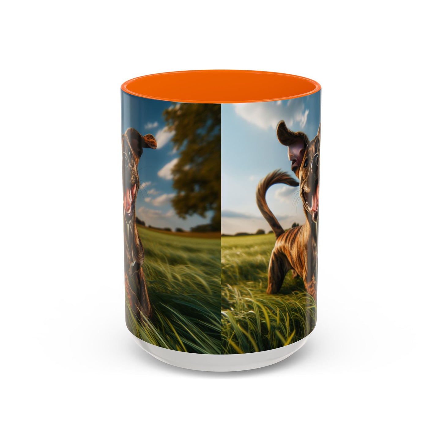 Treeing Tennessee Brindle Accent Coffee Mug - Perfect Gift for Dog Lovers