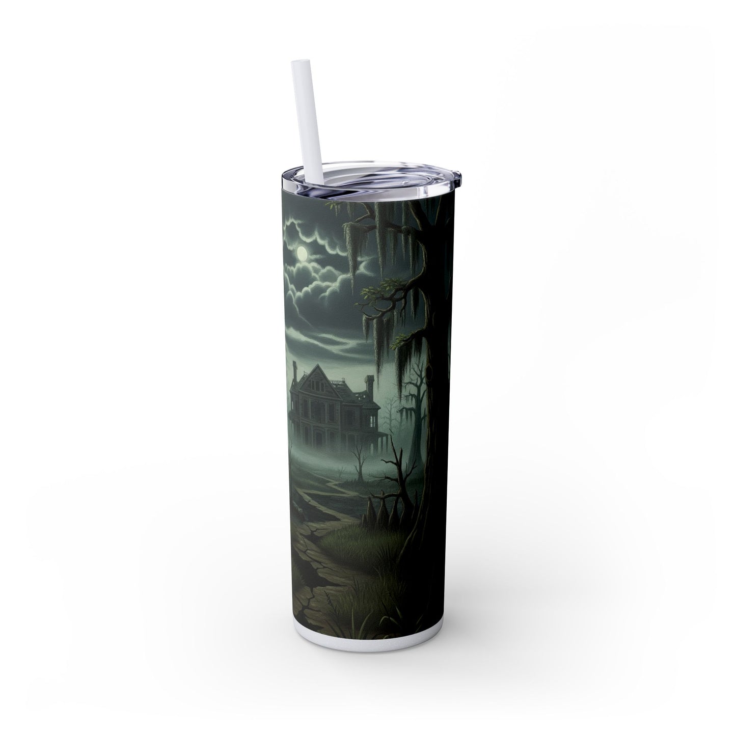 Bloodhound Skinny Tumbler with Straw, 20oz