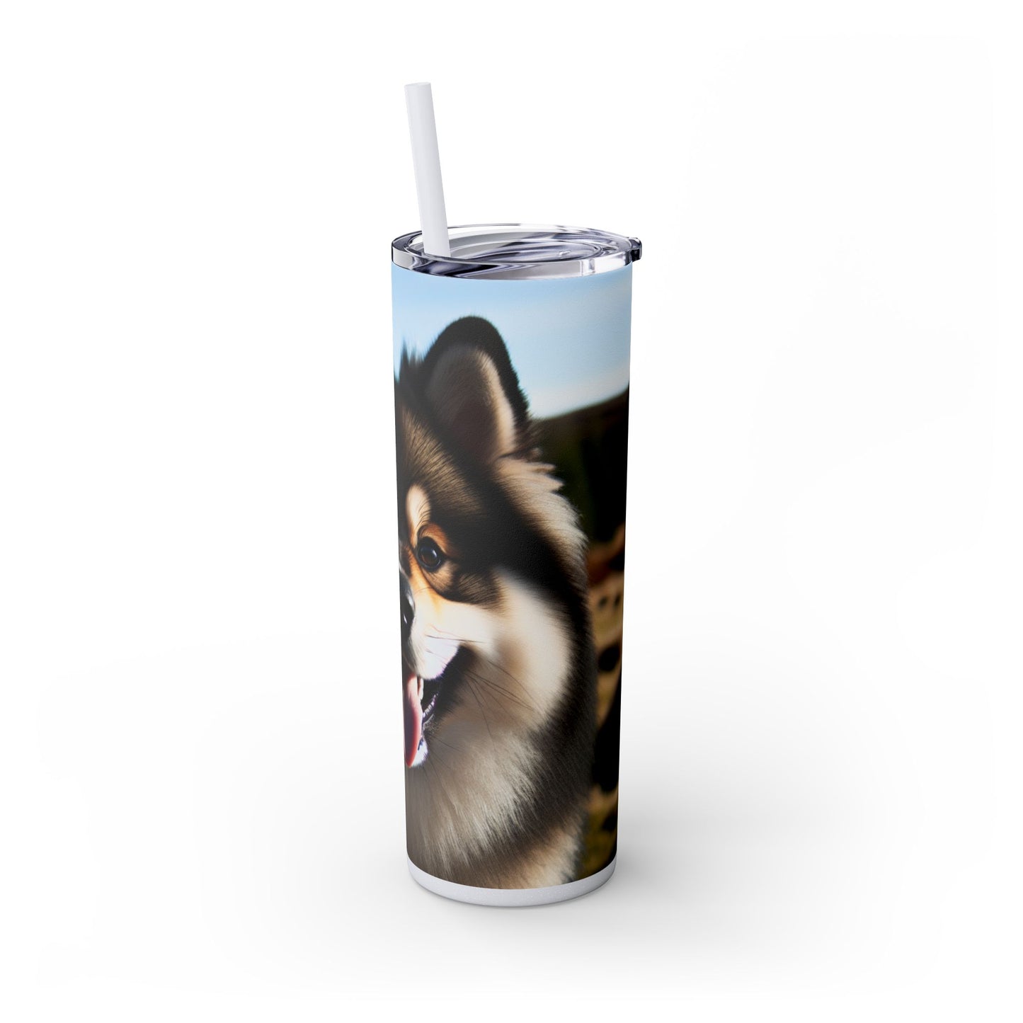 Norwegian Buhund Tumbler with Straw, 20oz