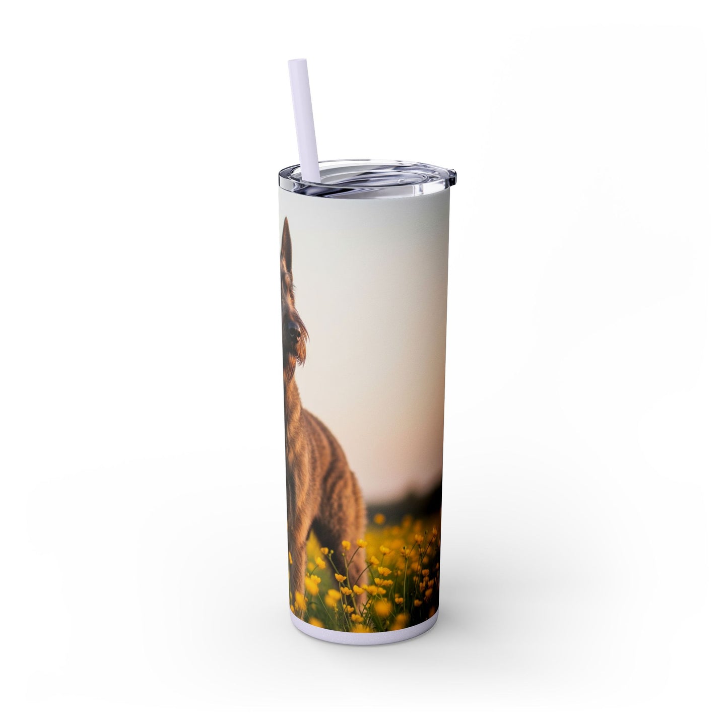 Bouvier des Flandres Tumbler with Straw, 20oz