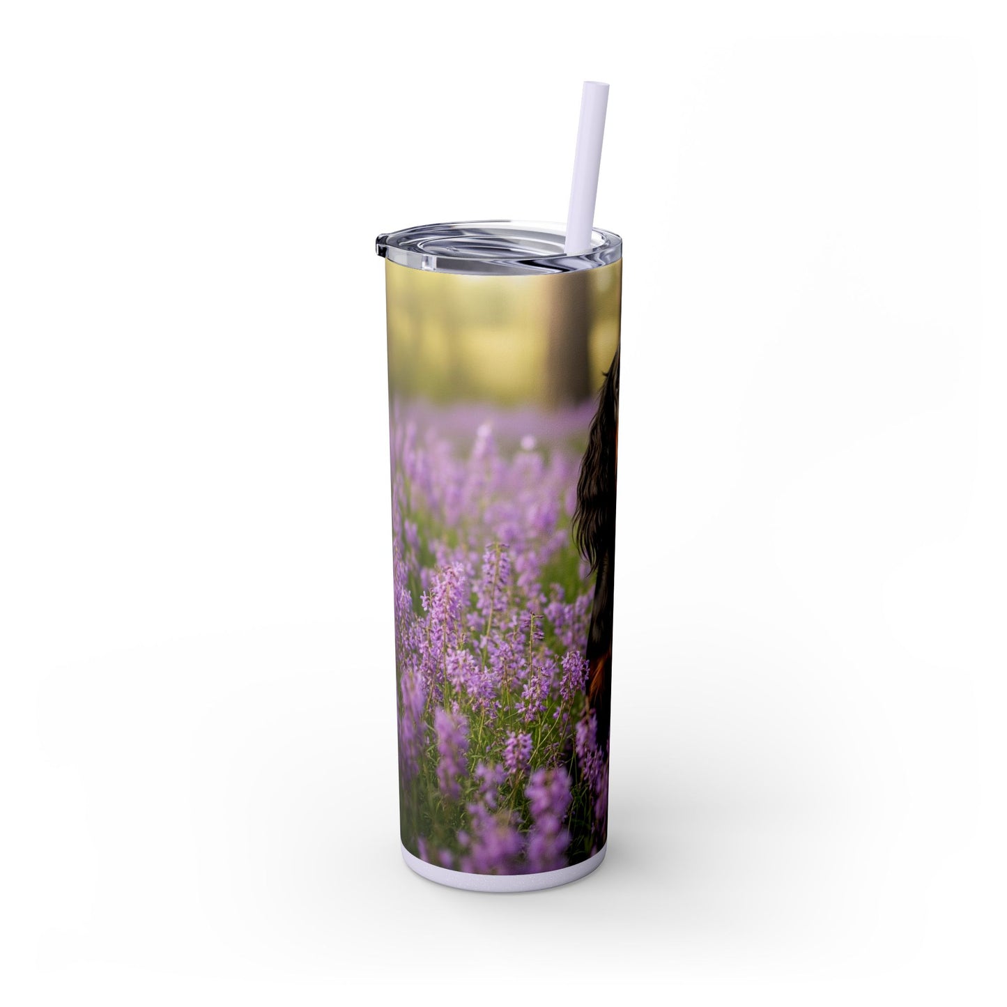 Gordon Setter Tumbler with Straw, 20oz