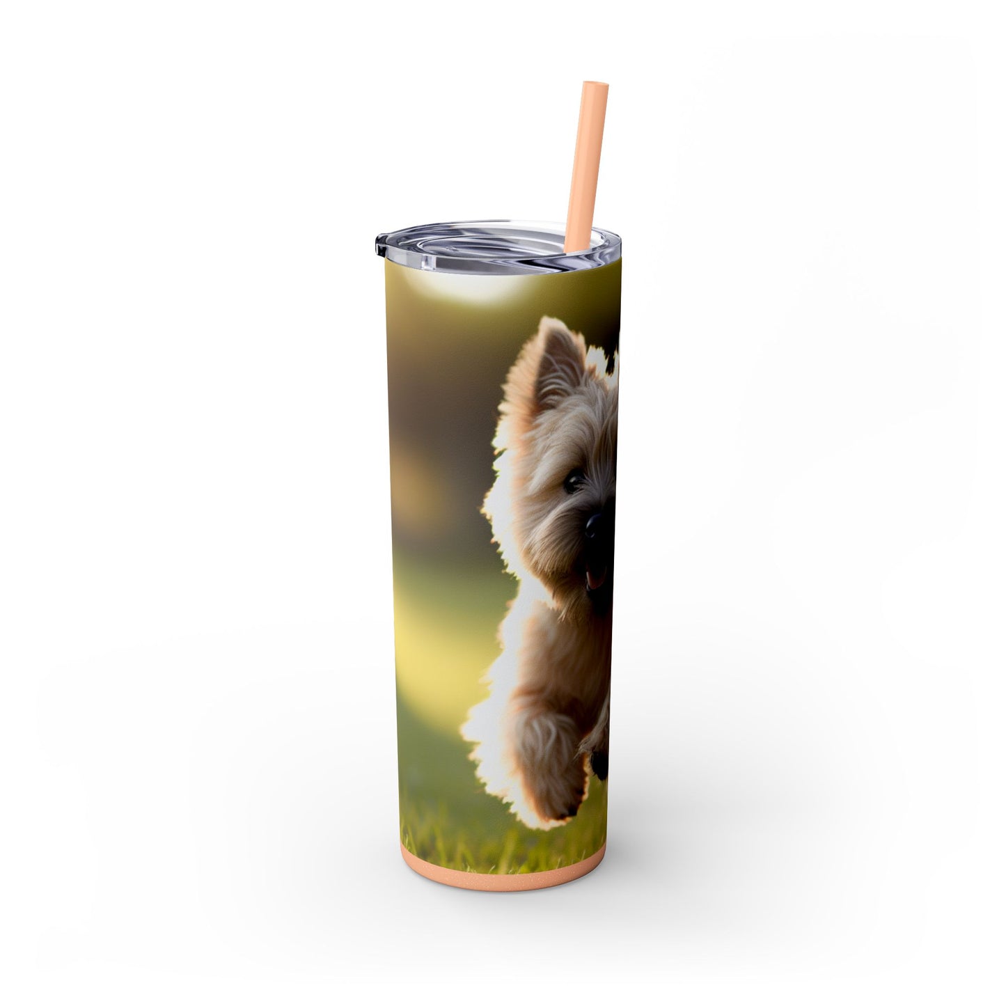 Cairn Terrier Tumbler with Straw, 20oz