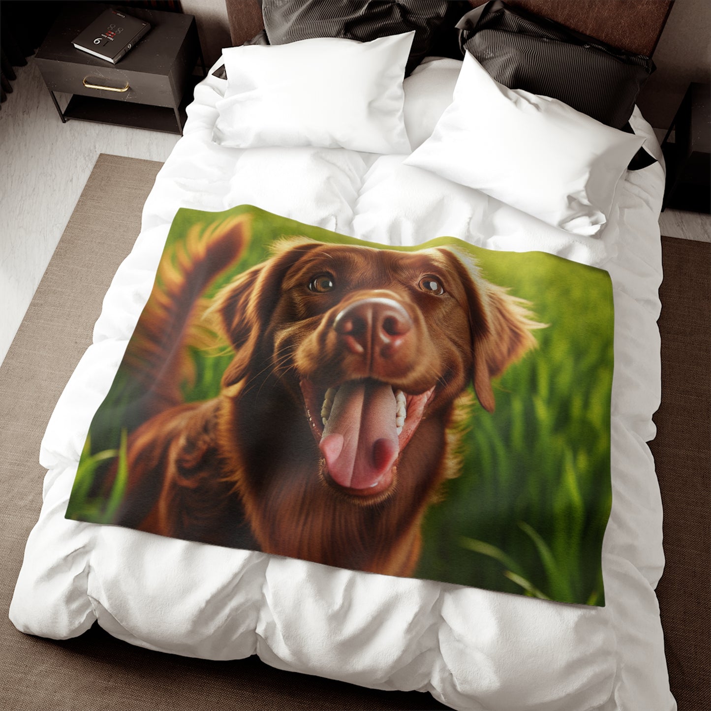 Chesapeake Bay Retriever Sweatshirt Blanket