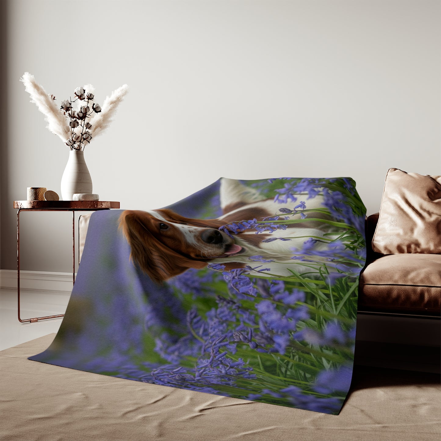 Welsh Springer Spaniel Sweatshirt Blanket