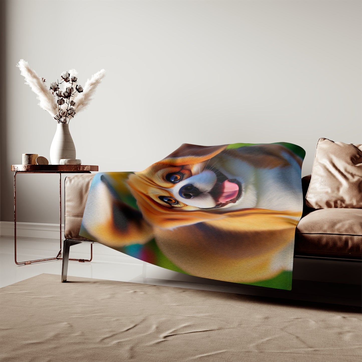 Peagle Sweatshirt Blanket