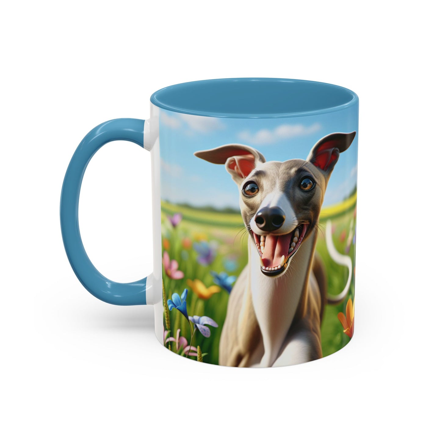 Whippet Accent Coffee Mug - Perfect Gift for Dog Lovers