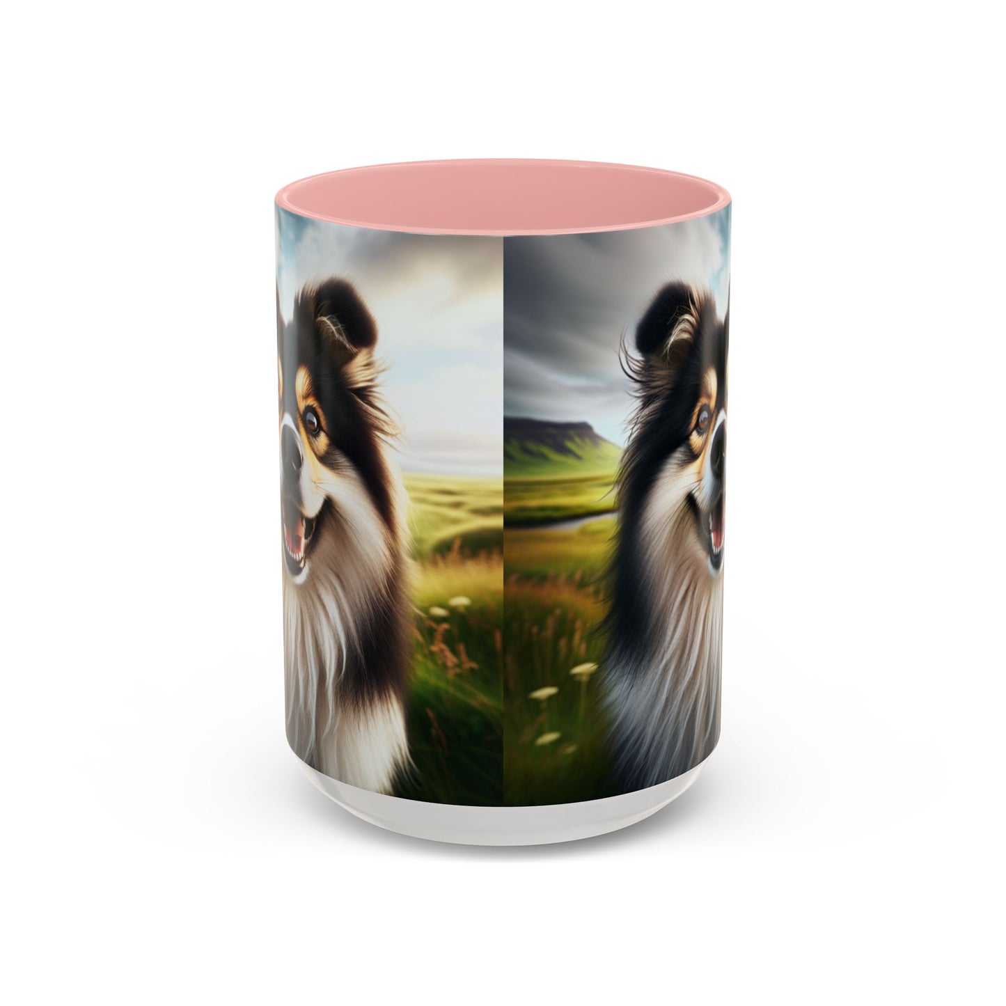 Icelandic Sheepdog Accent Coffee Mug - Perfect Gift for Dog Lovers