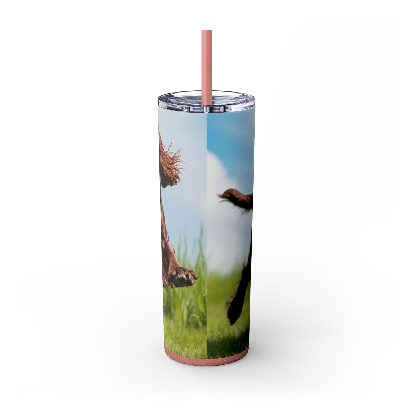 Irish Water Spaniel Tumbler with Straw, 20oz