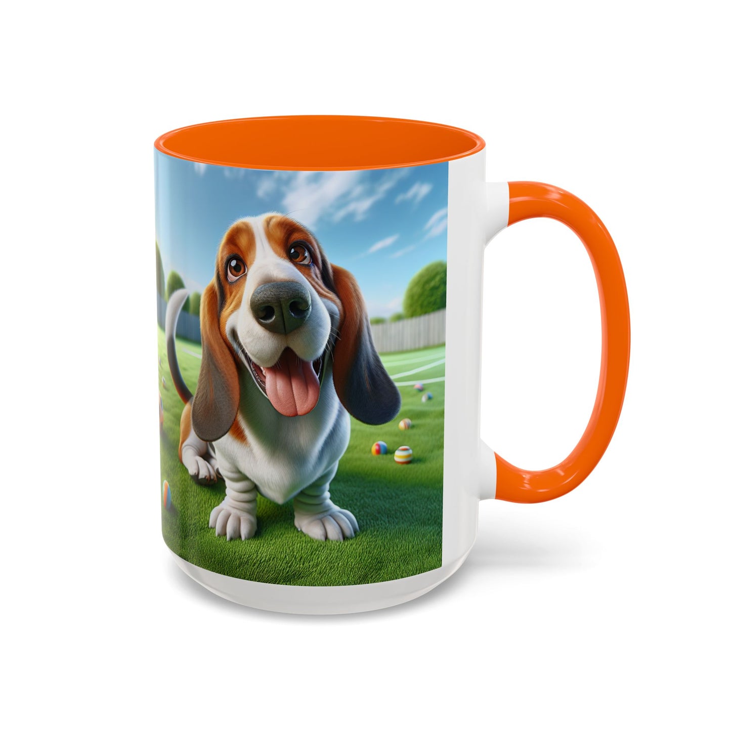 Basset Hound Accent Coffee Mug - Perfect Gift for Dog Lovers