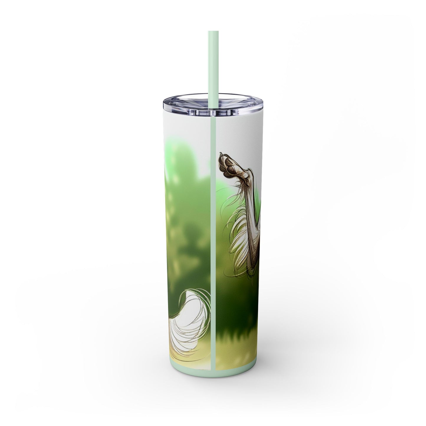 Borzoi Tumbler with Straw, 20oz