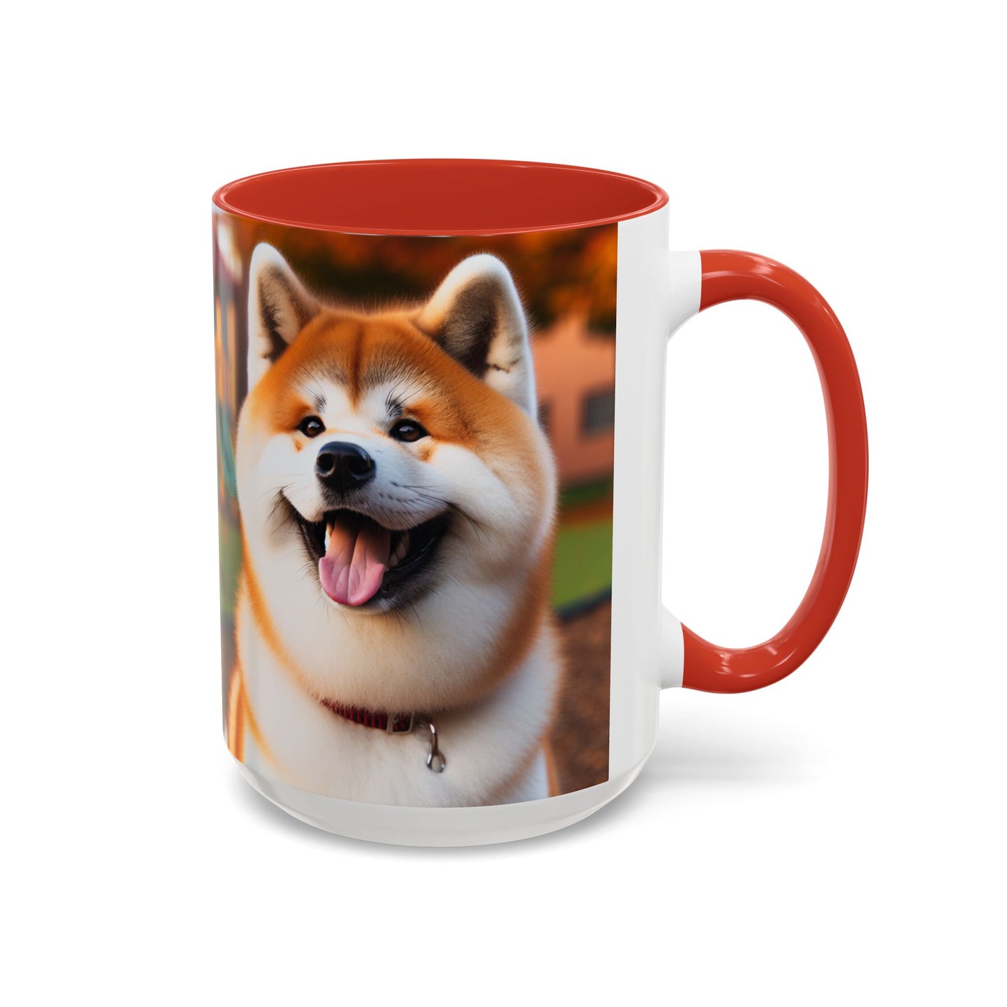 Japanese Akitainu Accent Coffee Mug - Perfect Gift for Dog Lovers