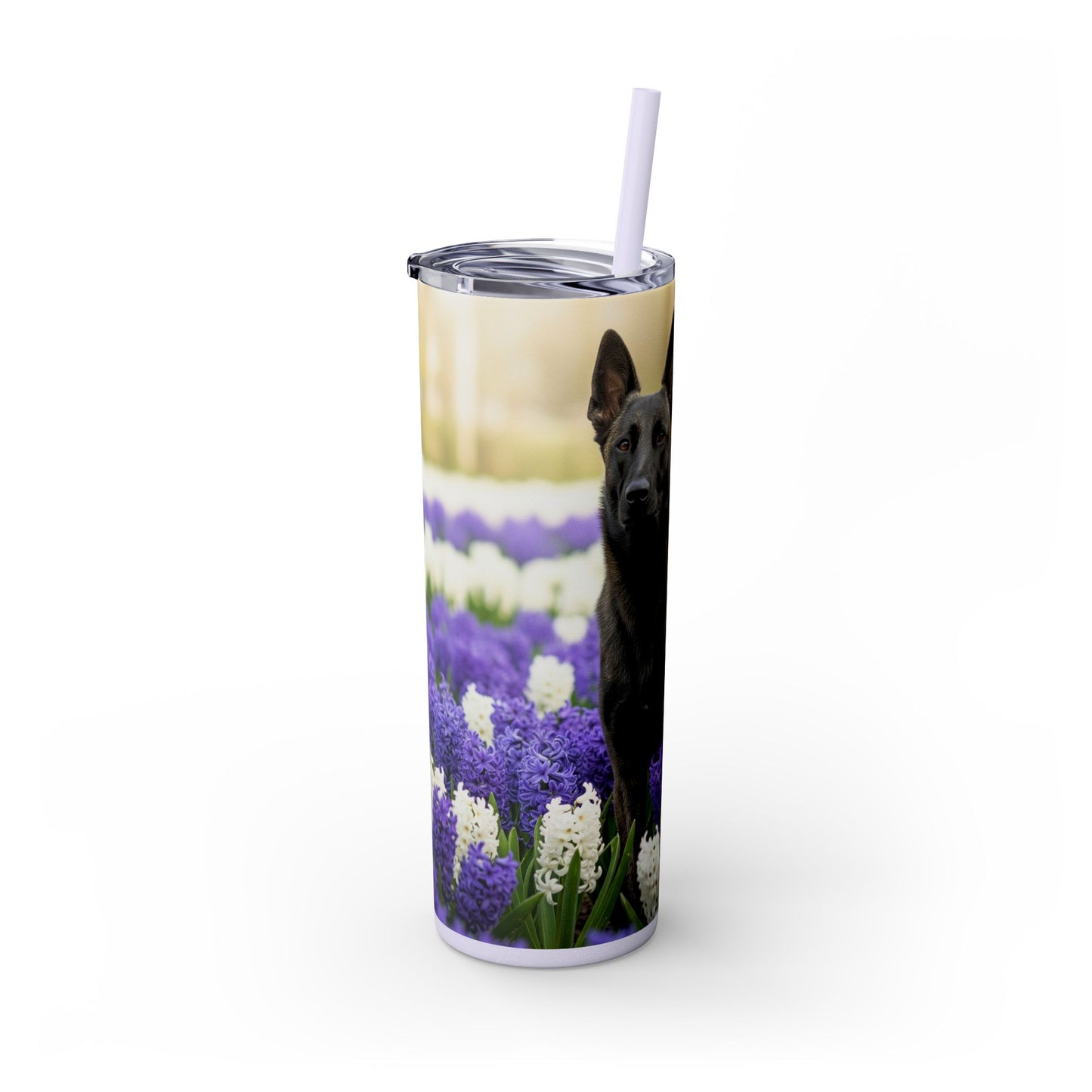 Dutch Shepherd Dog Tumbler with Straw, 20oz
