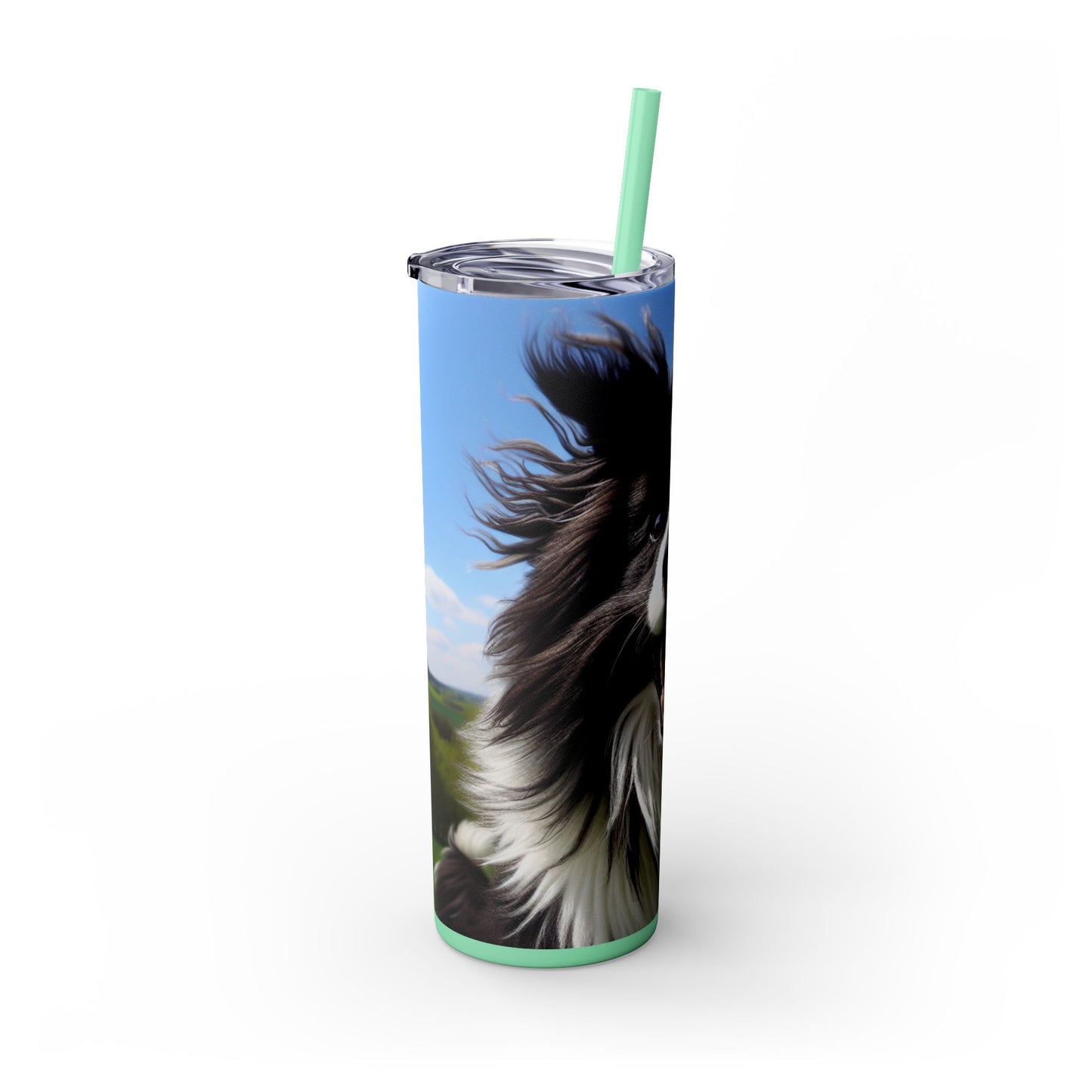 Portuguese Sheepdog Tumbler with Straw, 20oz