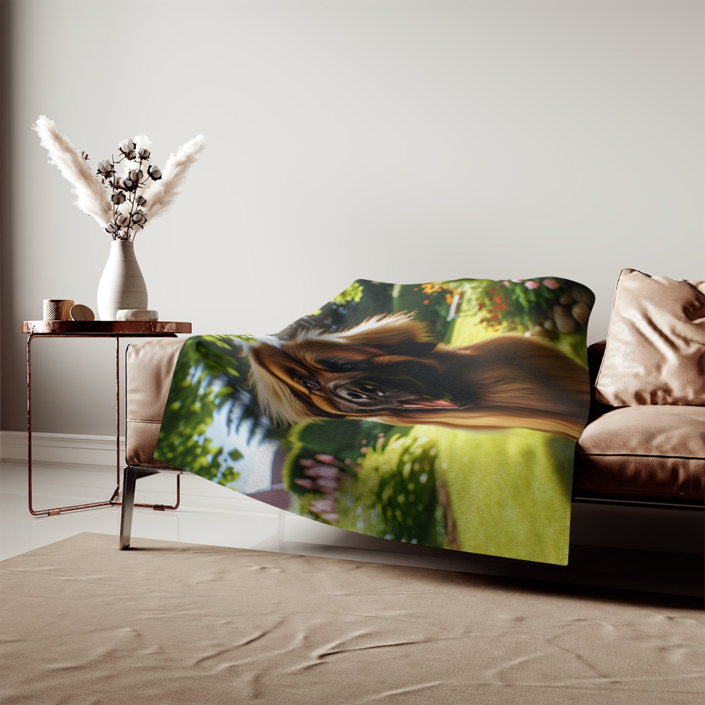 Leonberger Sweatshirt Blanket