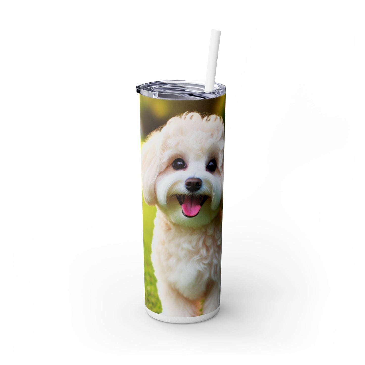 Maltipoo Tumbler with Straw, 20oz
