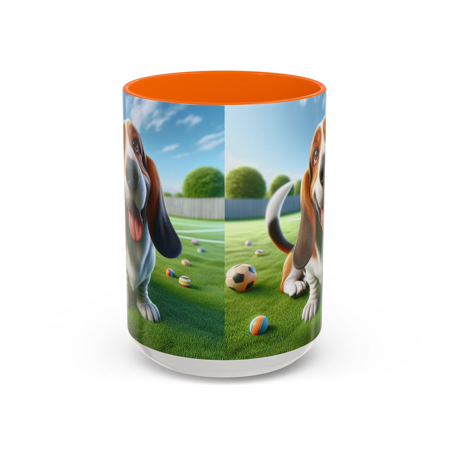Basset Hound Accent Coffee Mug - Perfect Gift for Dog Lovers