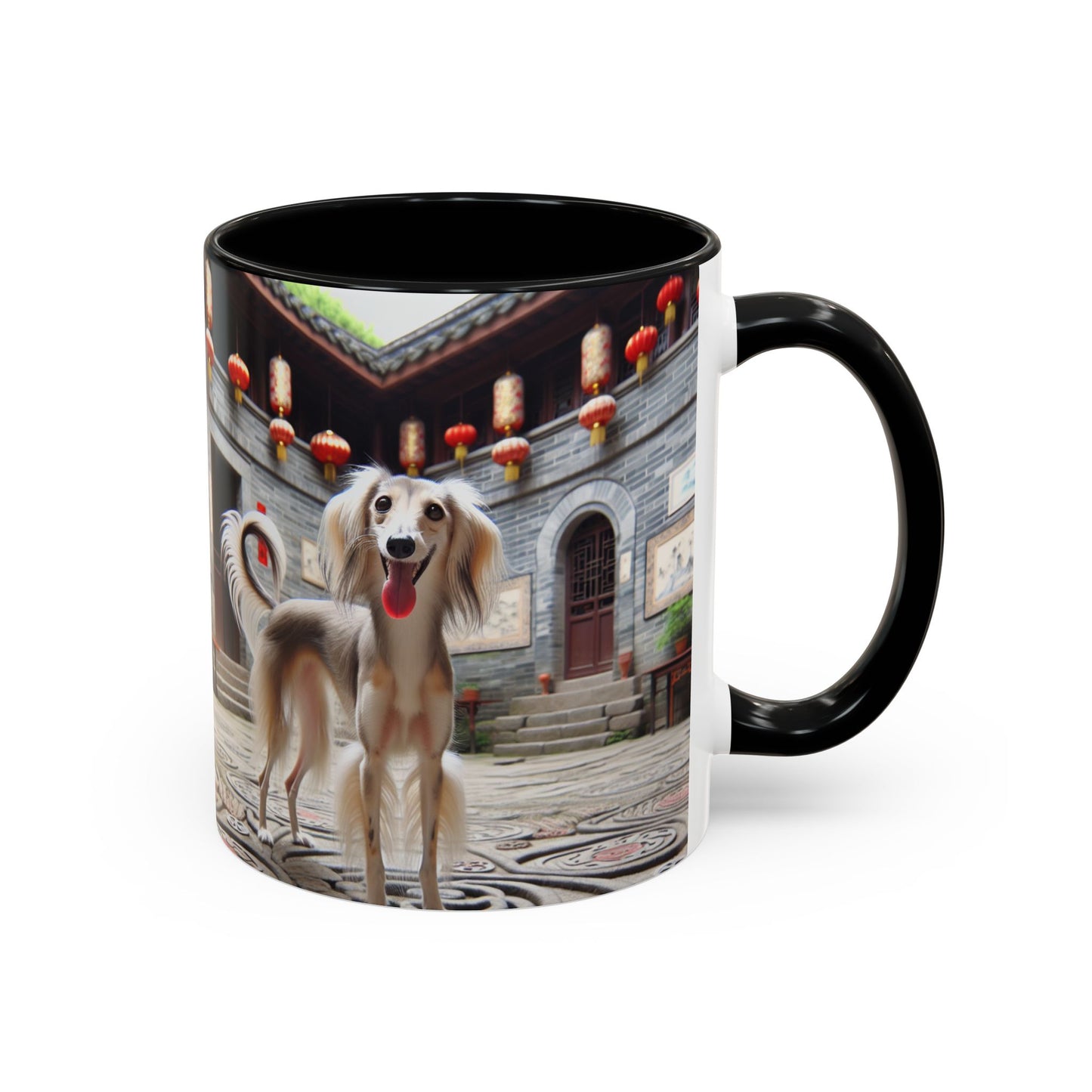 Chinese Saluki Accent Coffee Mug - Perfect Gift for Dog Lovers