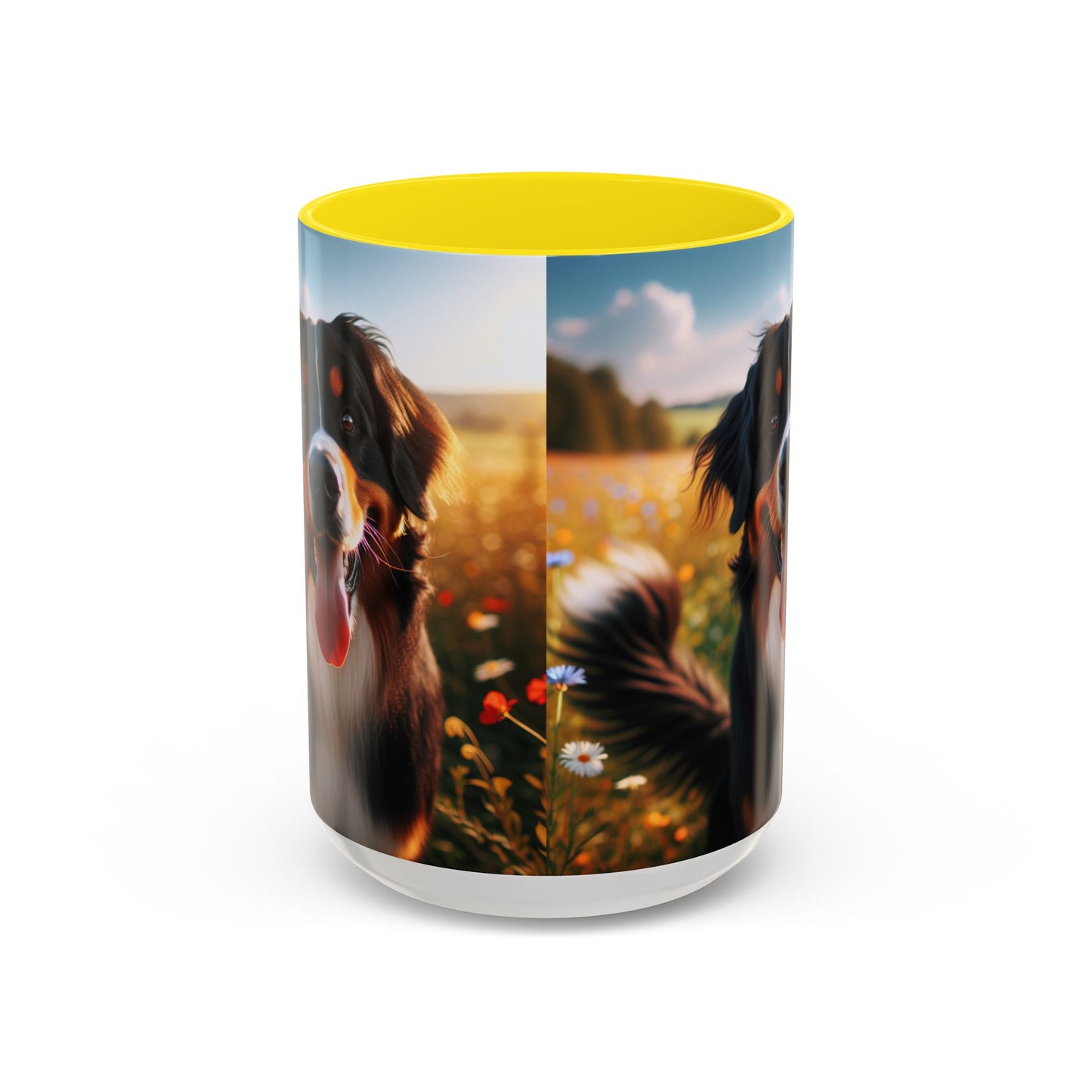 Bernese Mountain Dog Accent Coffee Mug - Perfect Gift for Dog Lovers