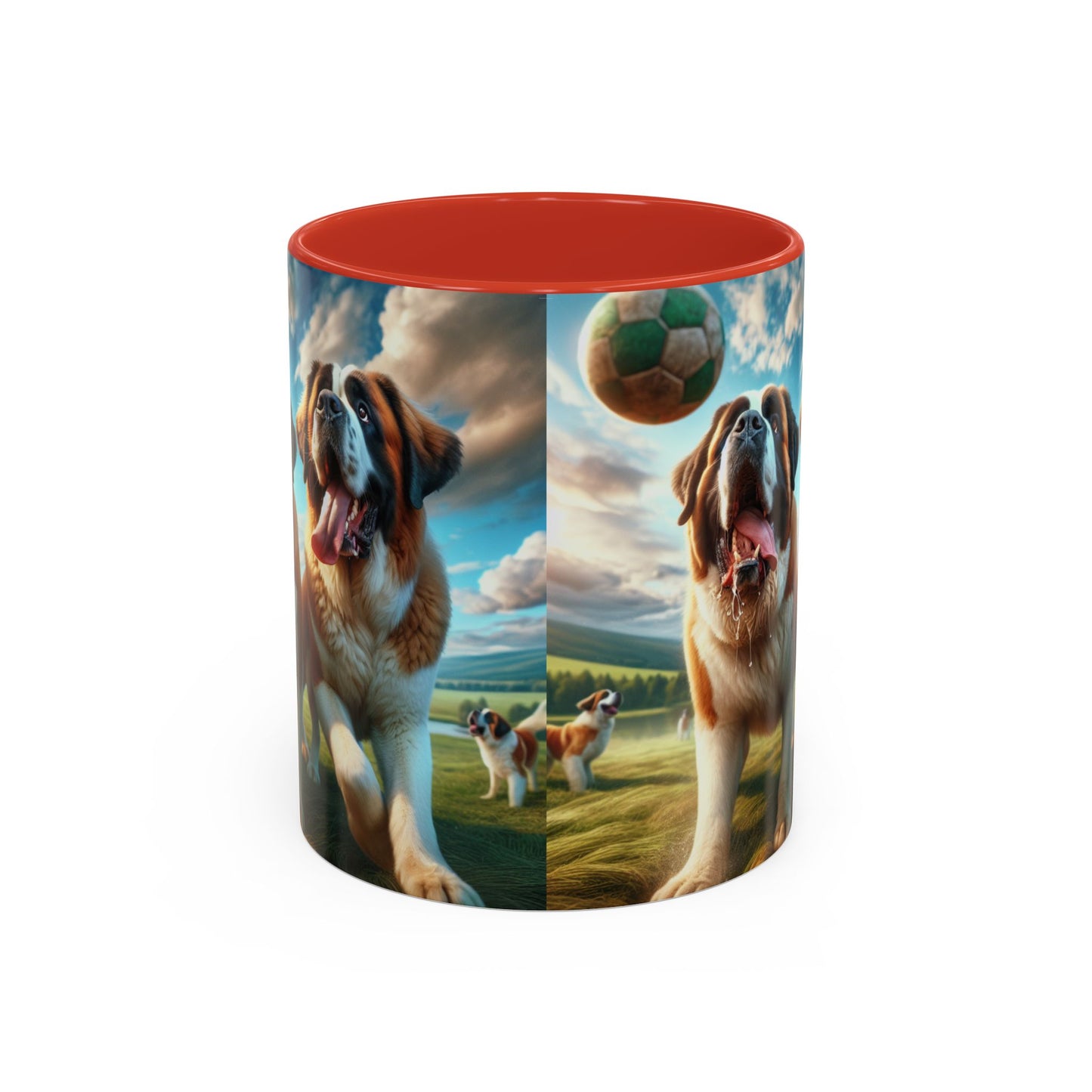 Saint Bernard Accent Coffee Mug - Perfect Gift for Dog Lovers