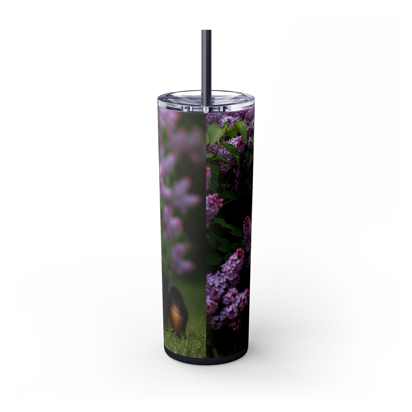 Mudi Skinny Tumbler with Straw, 20oz