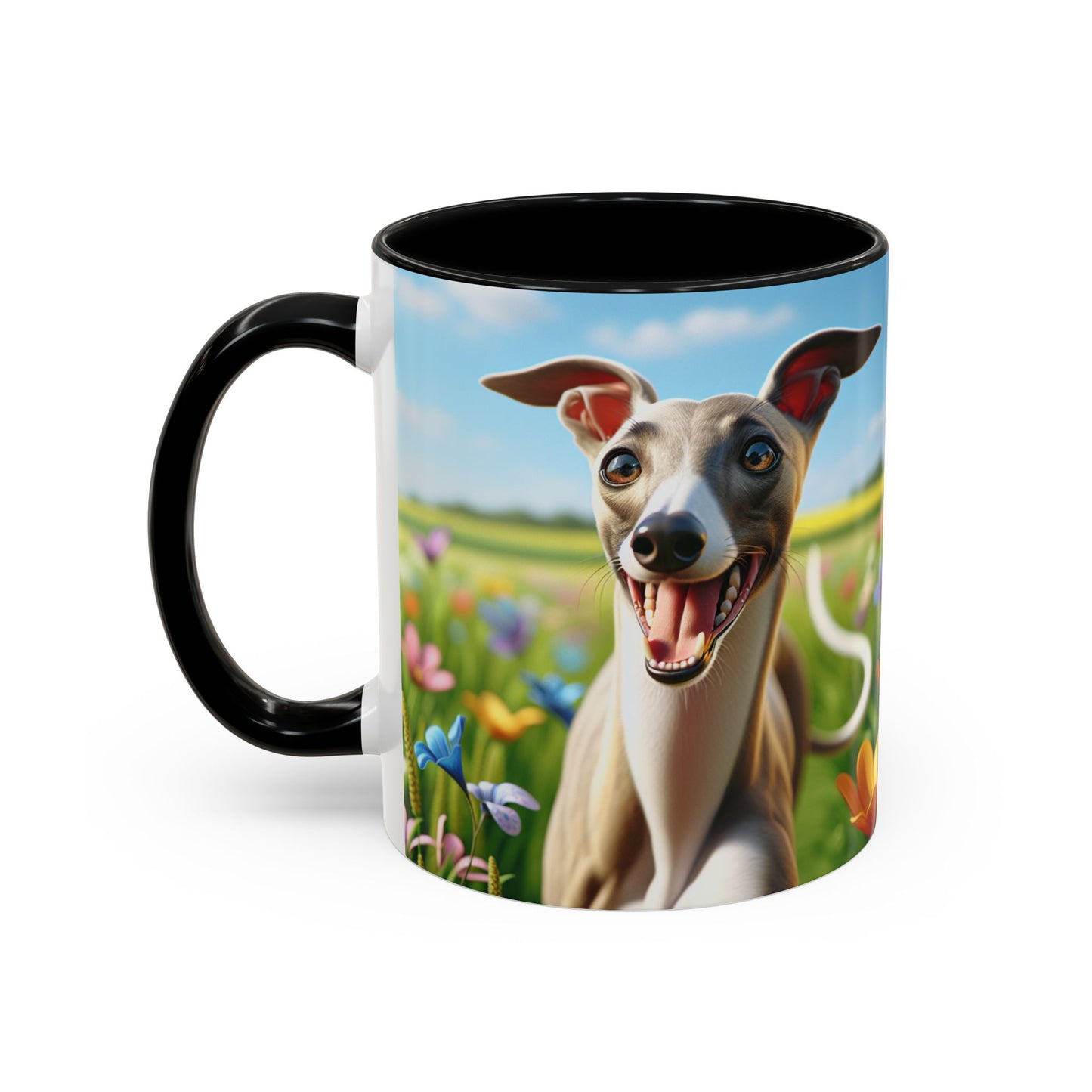 Whippet Accent Coffee Mug - Perfect Gift for Dog Lovers