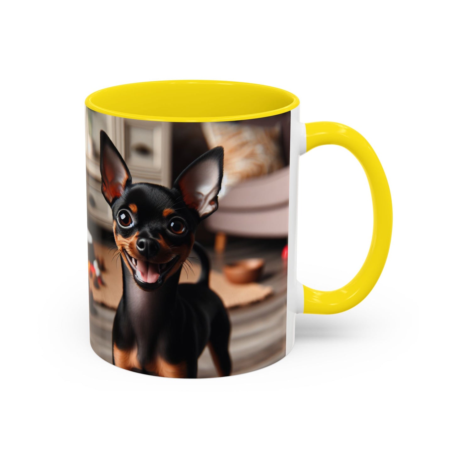 English Toy Terrier Accent Coffee Mug - Perfect Gift for Dog Lovers