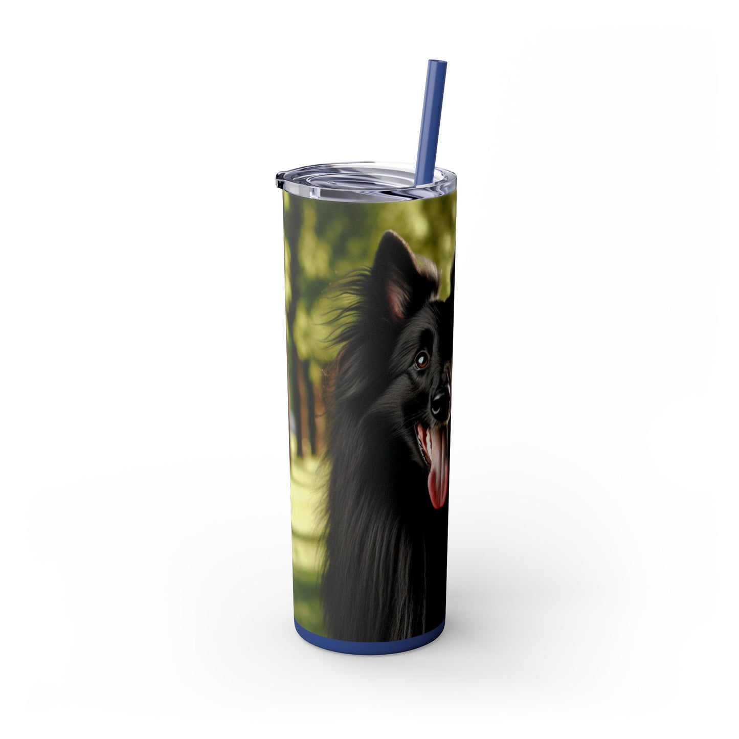 Belgian Shepherd Dog Groenendael Tumbler with Straw, 20oz