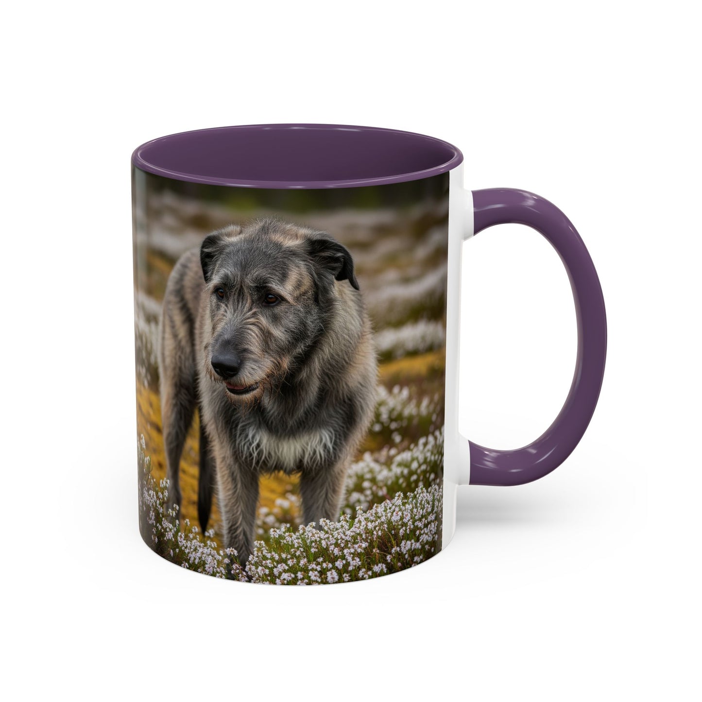 Irish Wolfhound Accent Coffee Mug - Perfect Gift for Dog Lovers