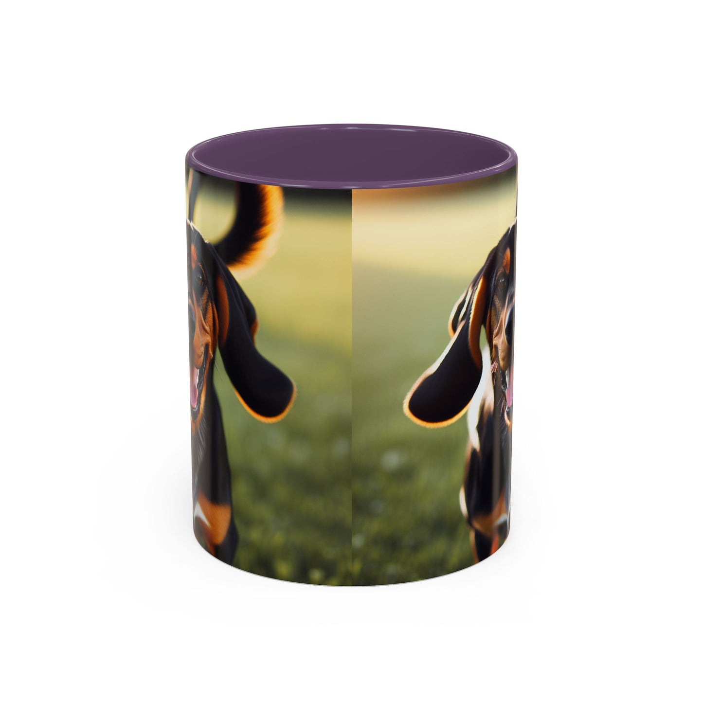Black and Tan Coonhound Accent Coffee Mug - Perfect Gift for Dog Lovers