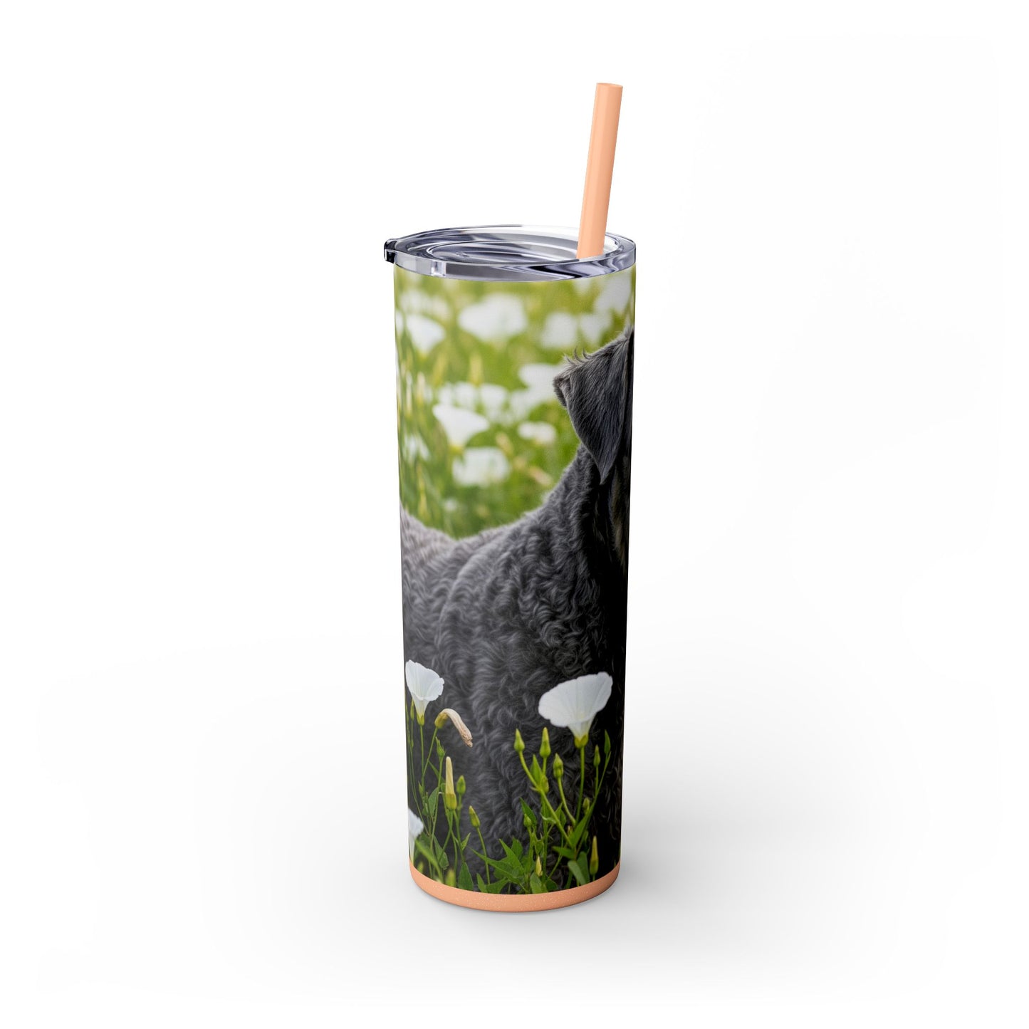 Kerry Blue Terrier Tumbler with Straw, 20oz
