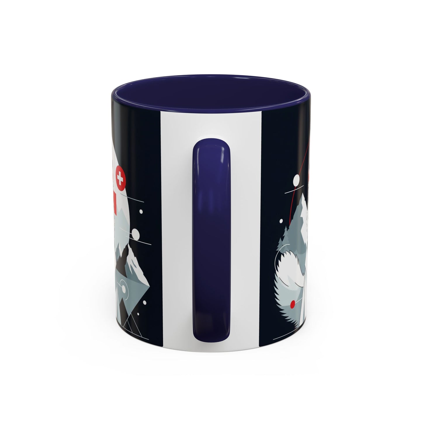 White Swiss Shepherd Dog Accent Coffee Mug - Perfect Gift for Dog Lovers