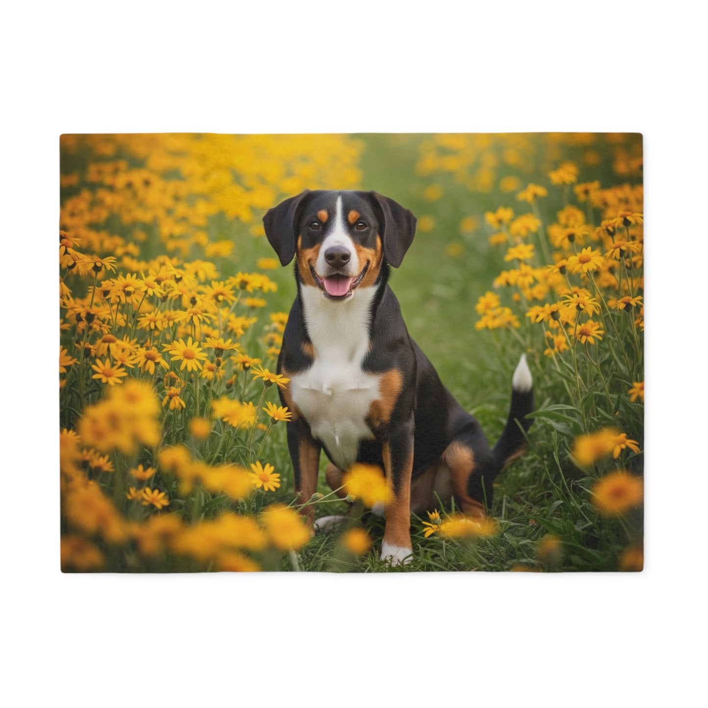Entlebucher Mountain Dog Sweatshirt Blanket