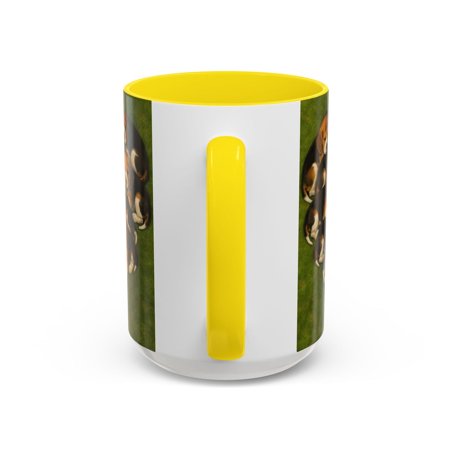 Beagle puppies Accent Coffee Mug - Perfect Gift for Dog Lovers