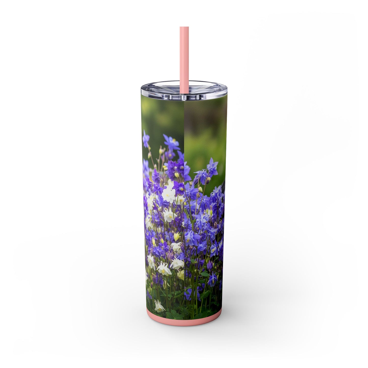 Black Russian Terrier Tumbler with Straw, 20oz