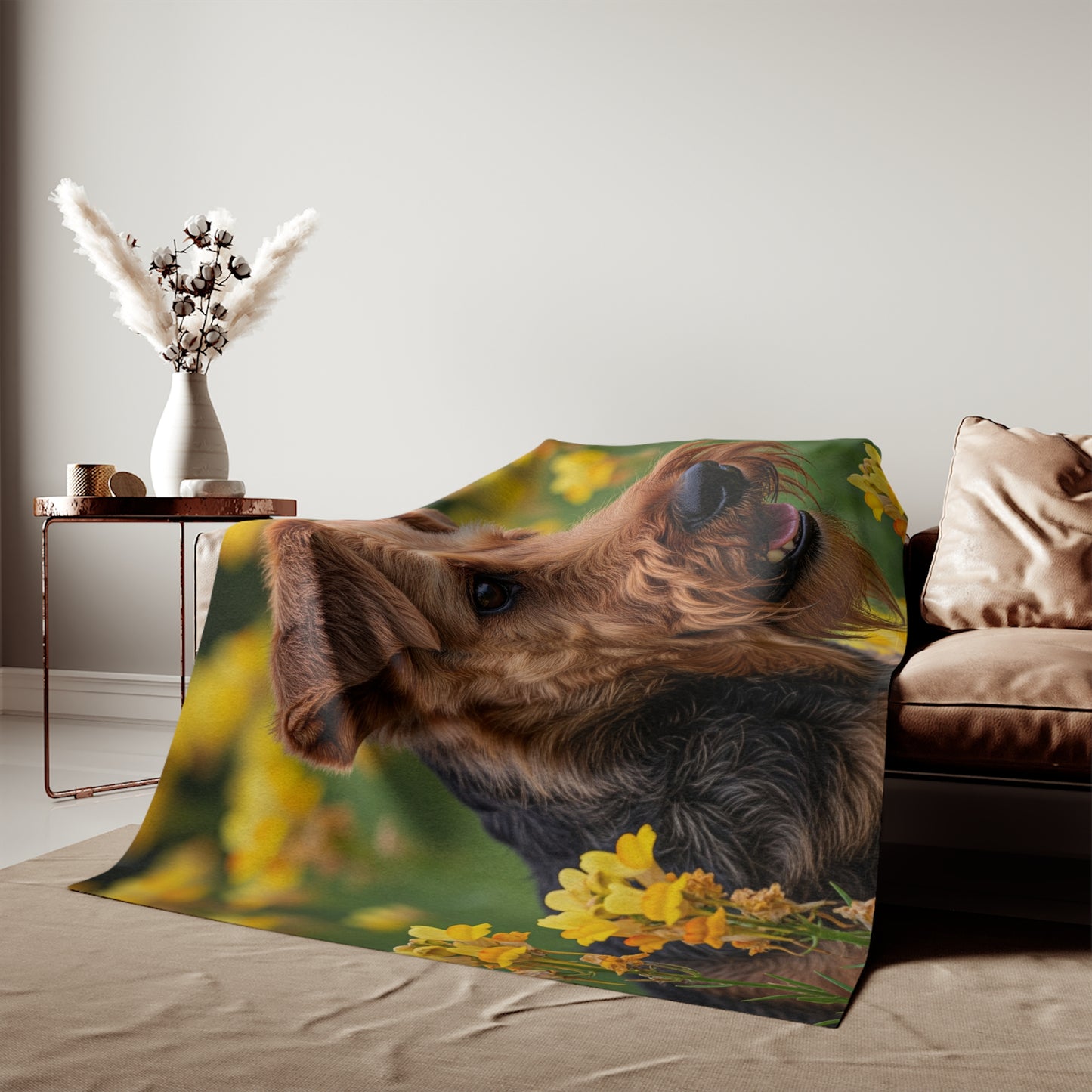 Welsh Terrier Sweatshirt Blanket