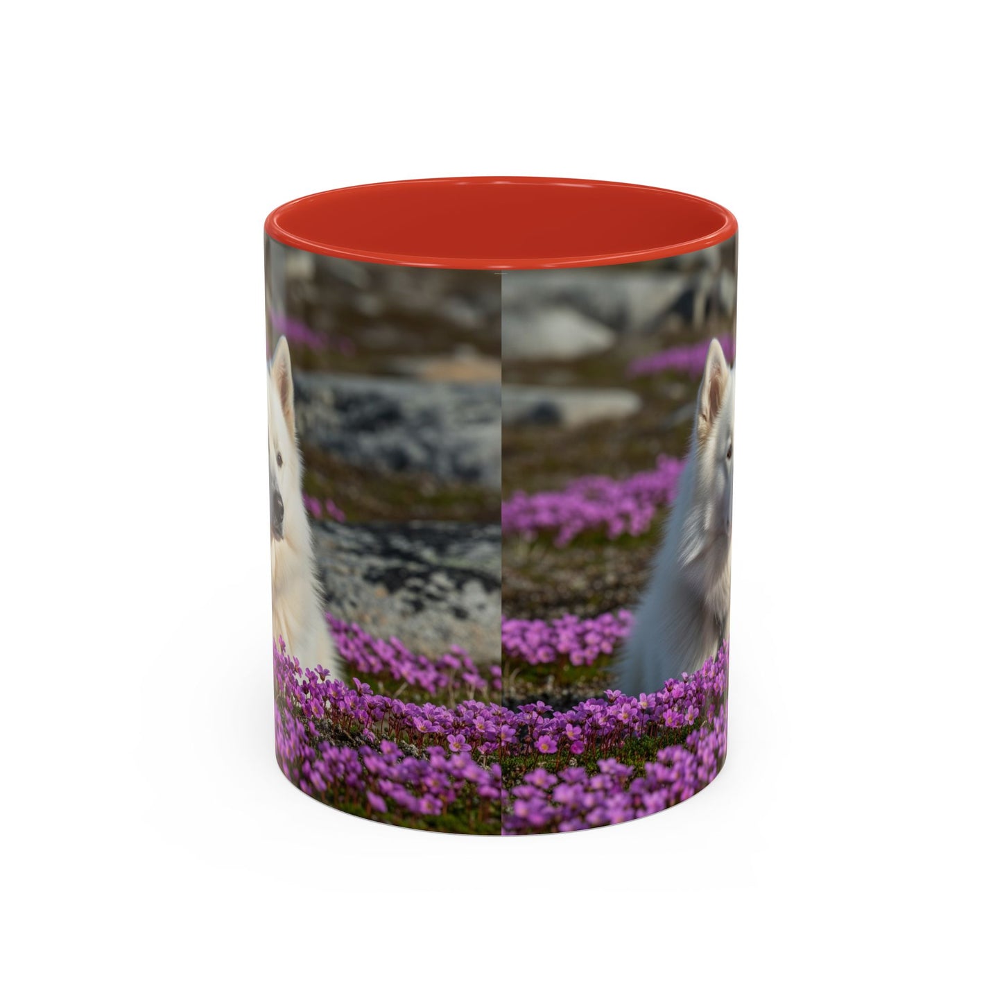 Canadian Eskimo Dog Accent Coffee Mug - Perfect Gift for Dog Lovers