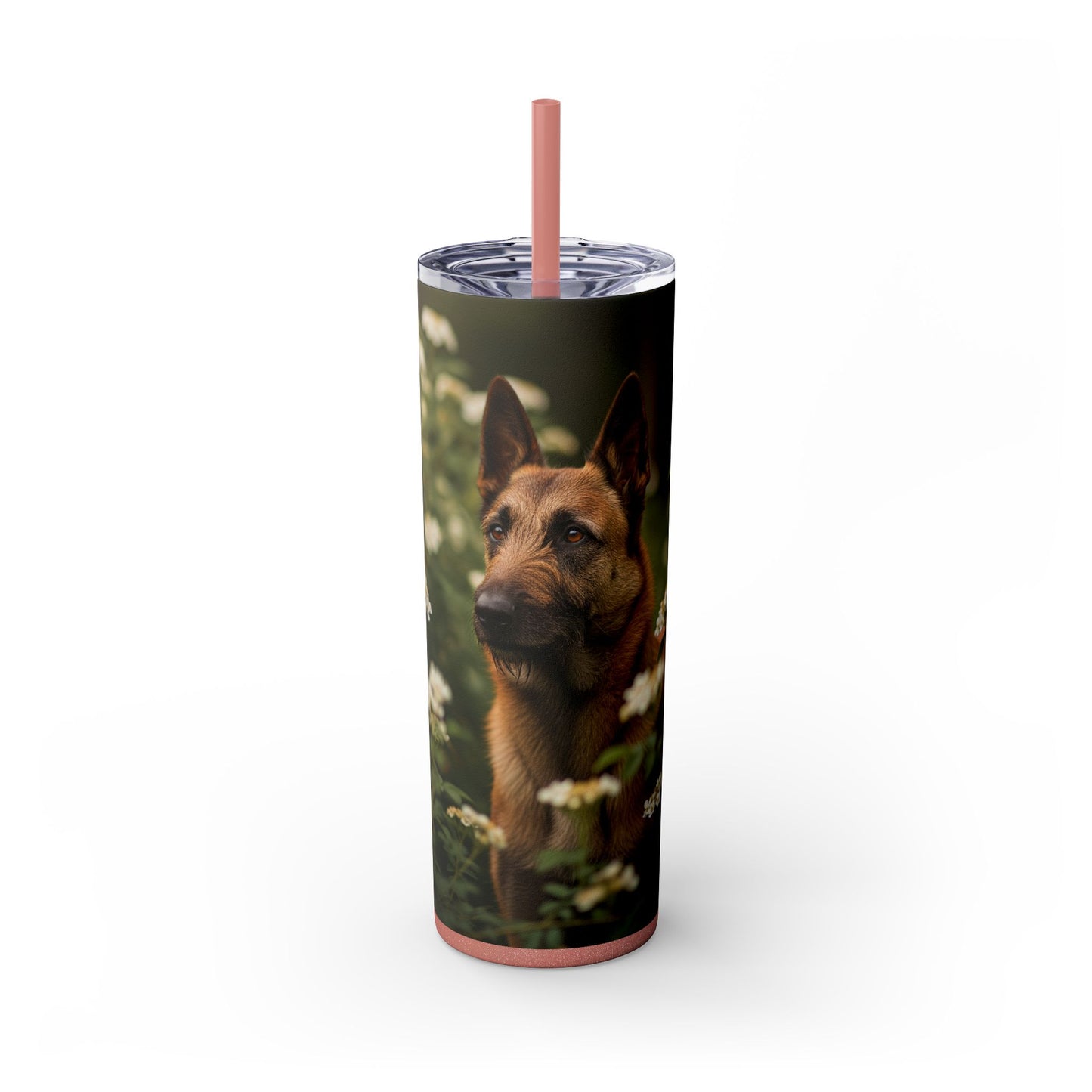Belgian Shepherd Dog Laekenois Tumbler with Straw, 20oz