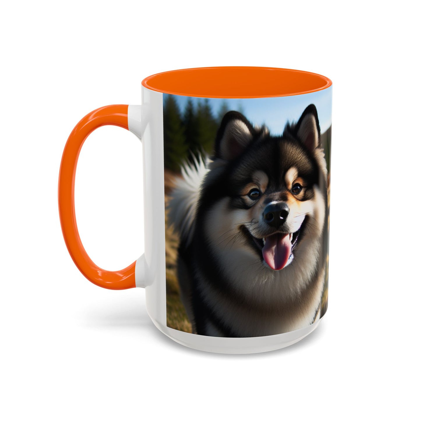 Norwegian Buhund Accent Coffee Mug - Perfect Gift for Dog Lovers