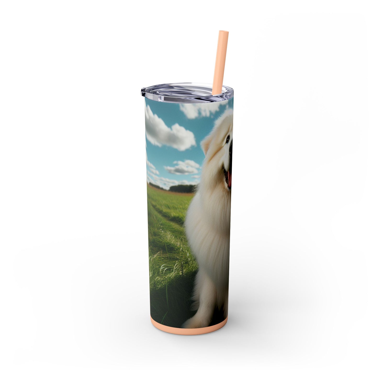 Maremma Sheepdog Tumbler with Straw, 20oz