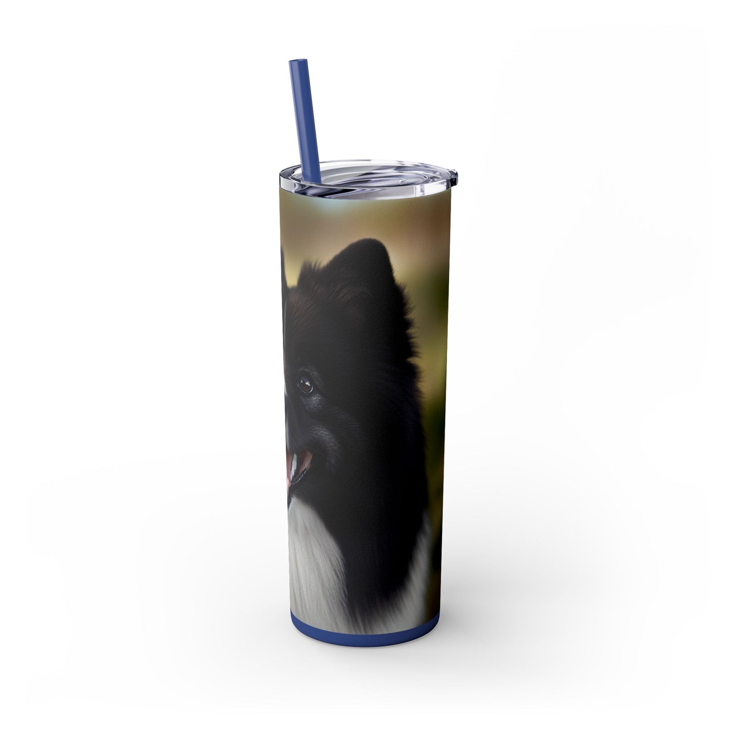 Karelian Bear Dog Tumbler with Straw, 20oz