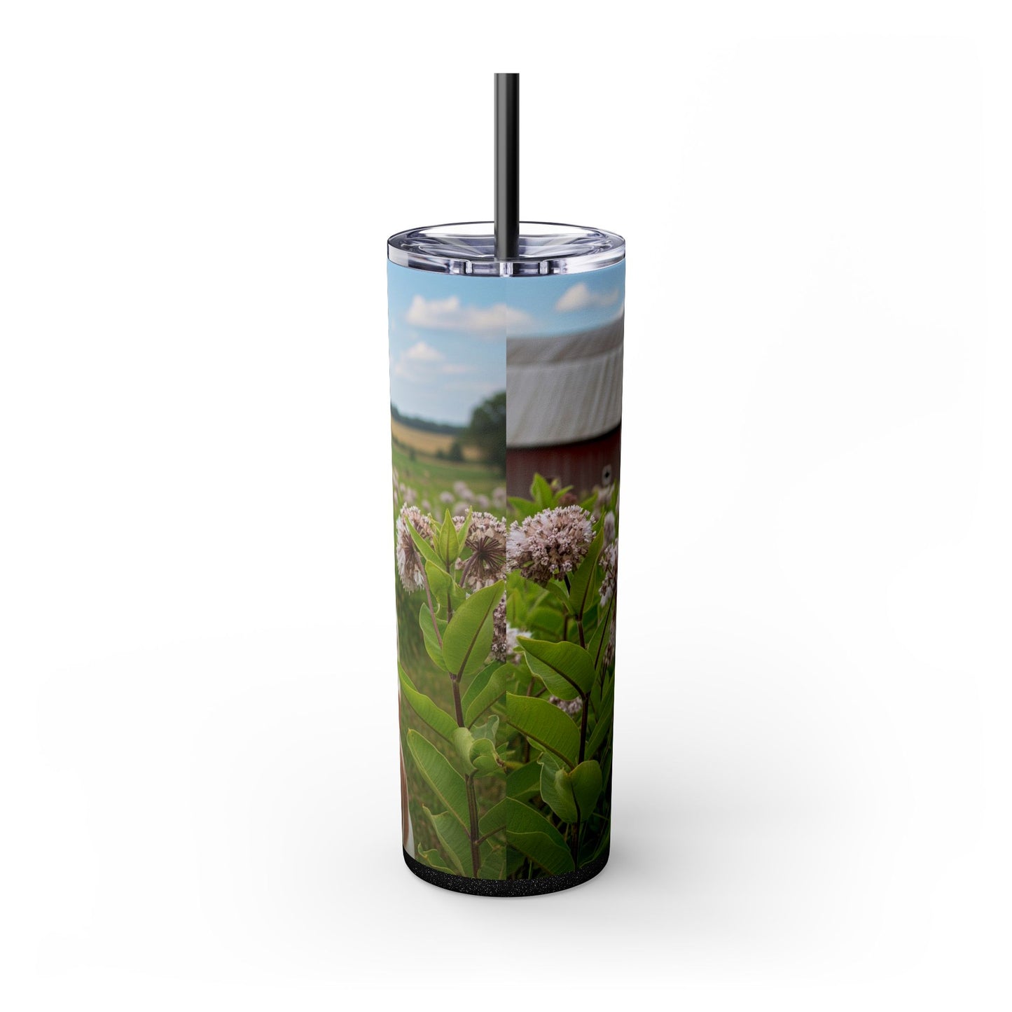 Rat Terrier Tumbler with Straw, 20oz