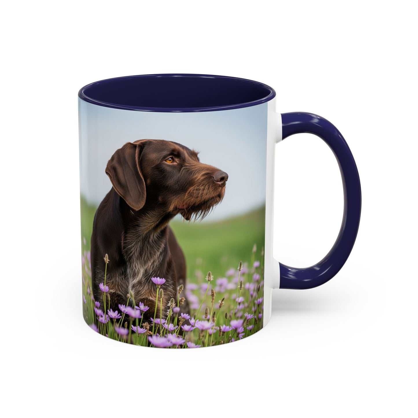 German Wirehaired Pointer Accent Coffee Mug - Perfect Gift for Dog Lovers