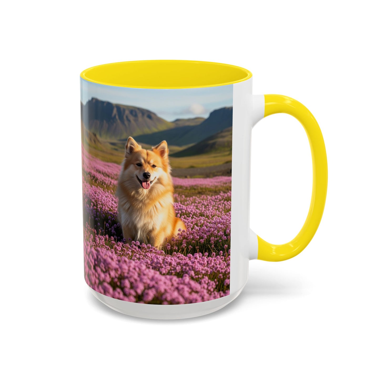 Icelandic Sheepdog Accent Coffee Mug - Perfect Gift for Dog Lovers