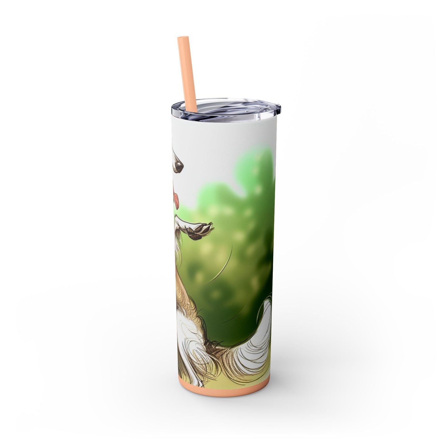 Borzoi Tumbler with Straw, 20oz
