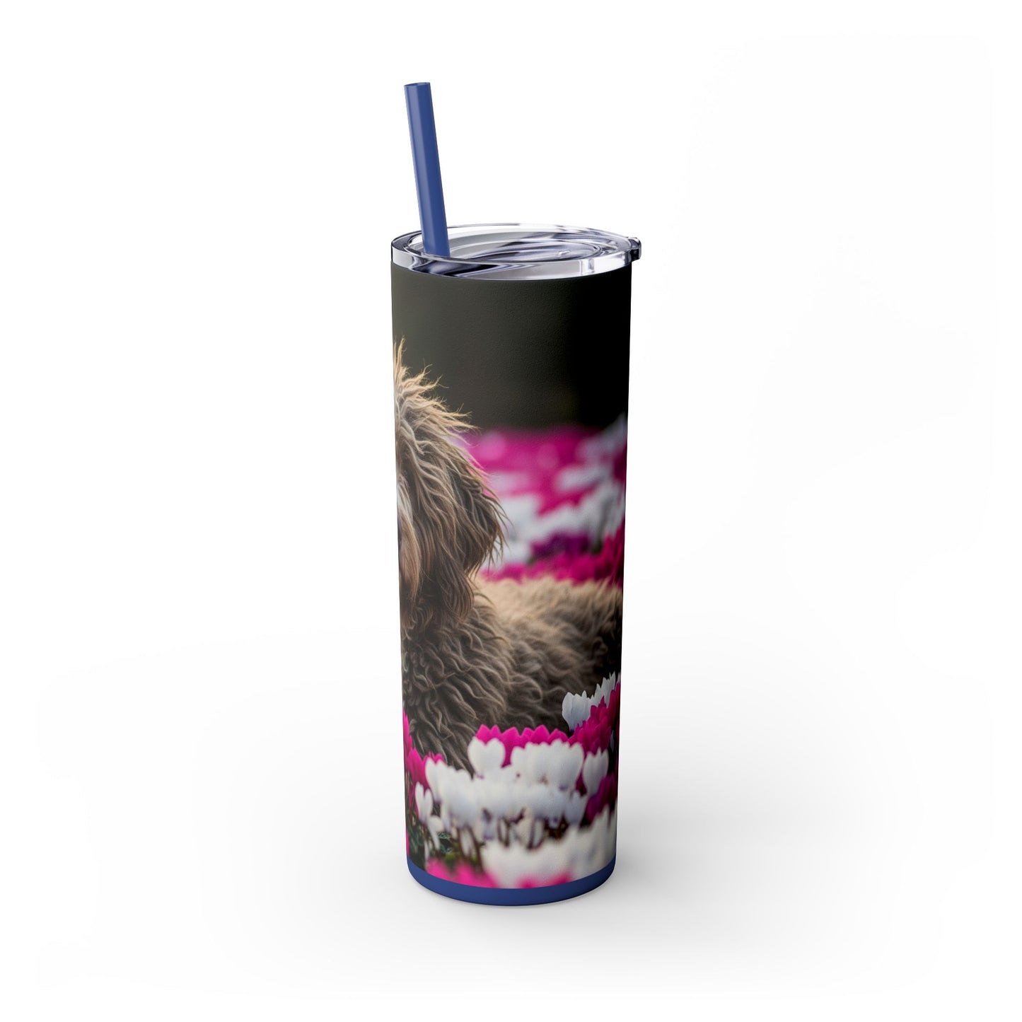 Bergamasco Sheepdog Tumbler with Straw, 20oz