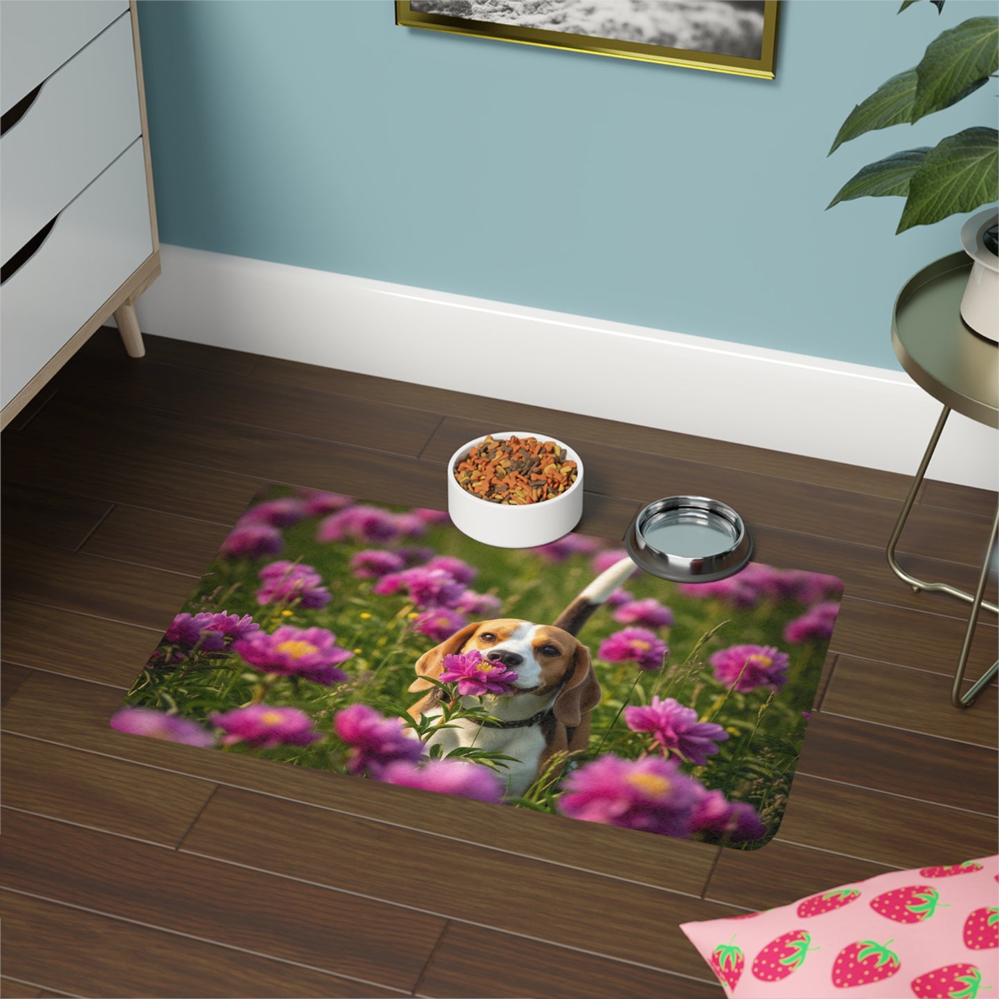 Pet Food Mat (12x18) - Beagle