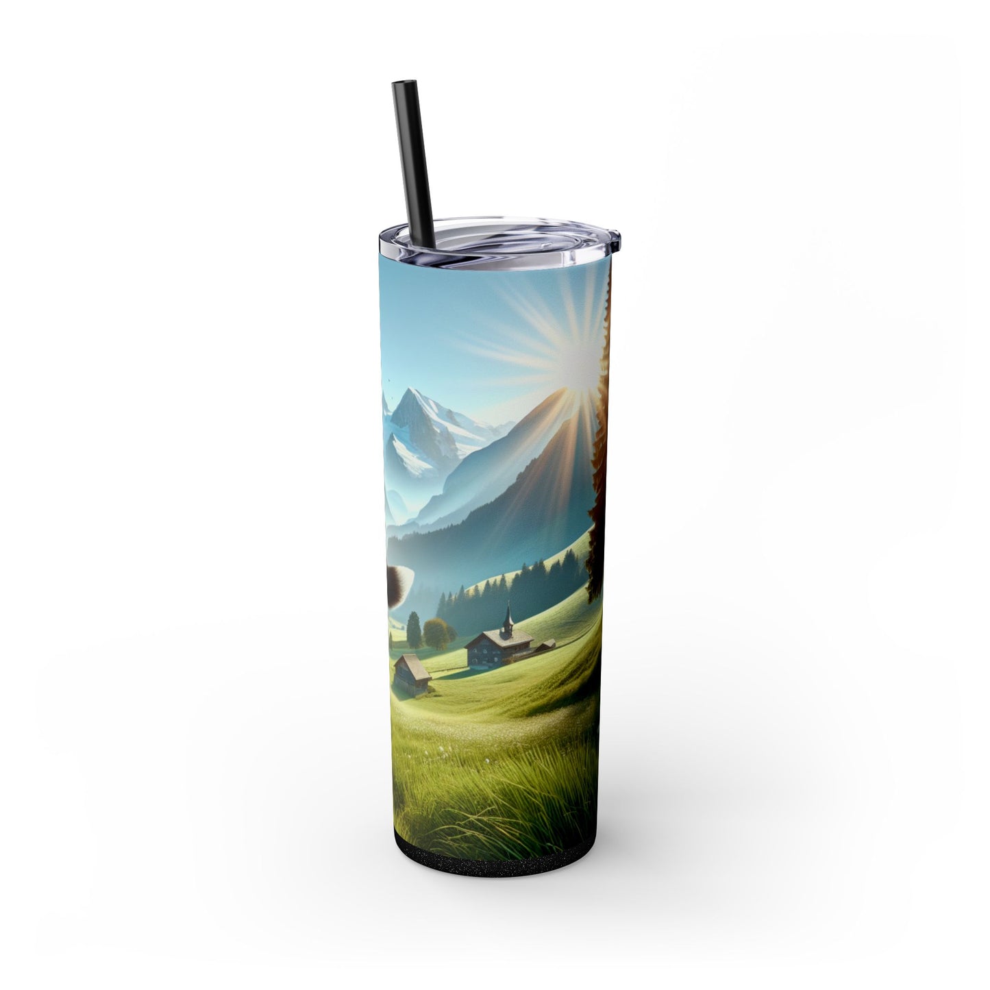 Entlebucher Mountain Dog Tumbler with Straw, 20oz