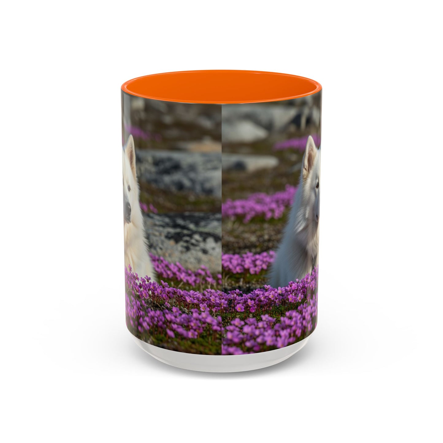 Canadian Eskimo Dog Accent Coffee Mug - Perfect Gift for Dog Lovers