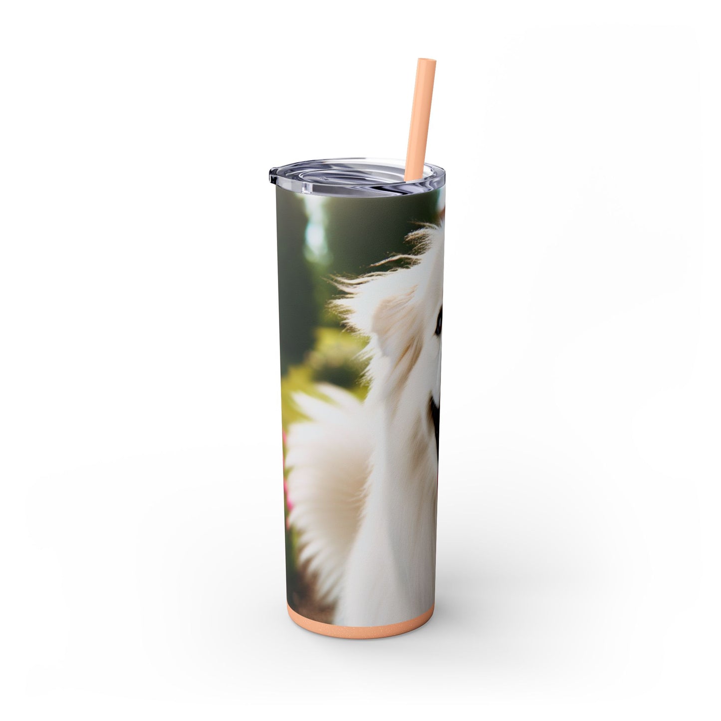 Slovensky Cuvac Tumbler with Straw, 20oz